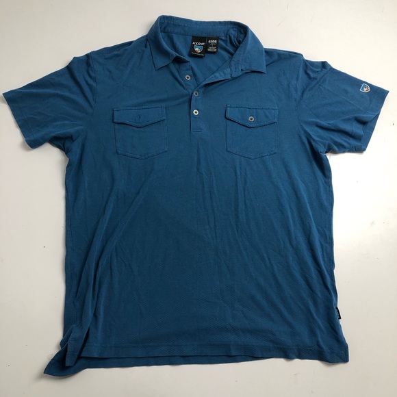 Kuhl Other - Kuhl Blue Golf Shirt Mens Large Polo